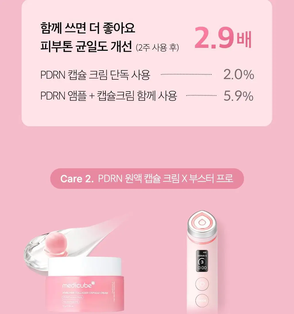[여배우광채크림]메디큐브 PDRN 핑크 콜라겐 캡슐크림 55g 기획 (+4.5g*2ea) 상세페이지 25